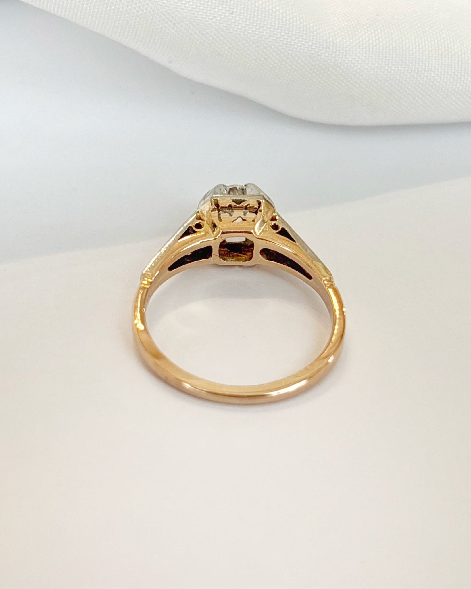 Bague Solitaire Diamants 0.37 carat "Maelle" - Elliade Paris