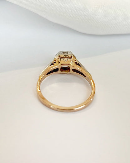 Bague Solitaire Diamants 0.37 carat "Maelle" - Elliade Paris