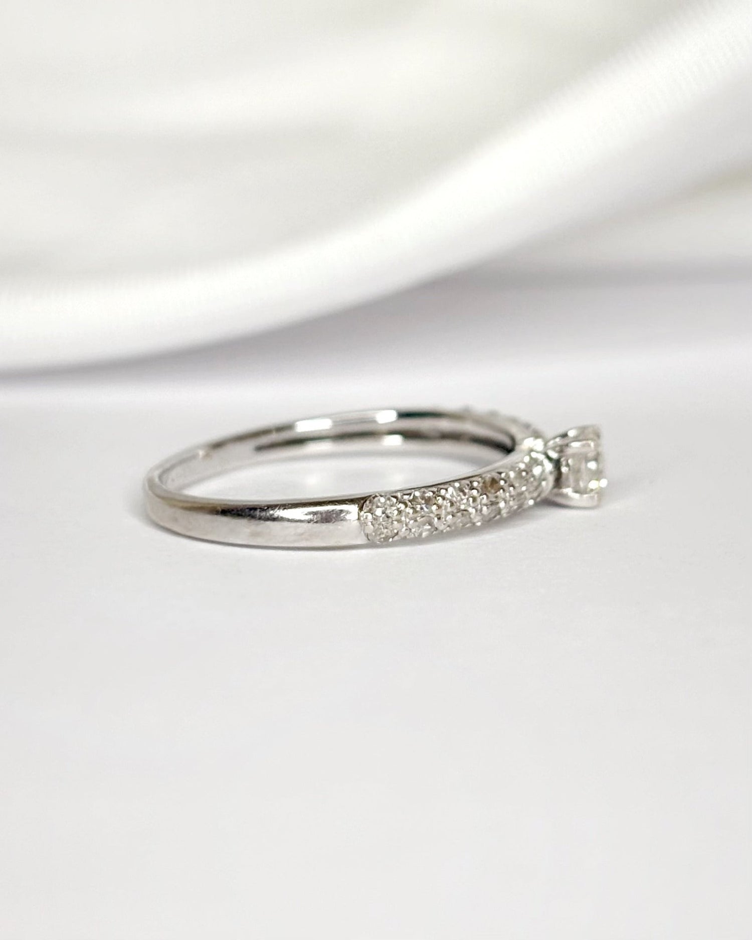 Bague Solitaire Diamants 0.39 carat "Olivia" - Elliade Paris