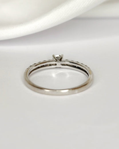 Bague Solitaire Diamants 0.39 carat "Olivia" - Elliade Paris