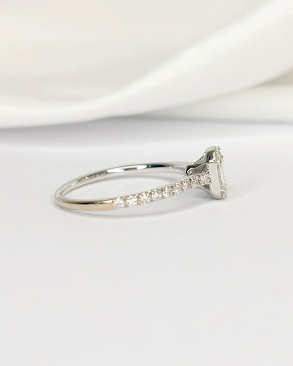 Bague Solitaire Diamants 0.39 carat "Rahma" - Elliade Paris