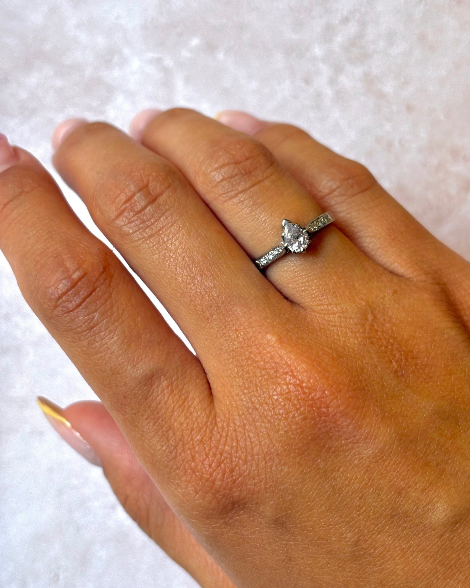 Bague Solitaire Diamants 0.39 carat "Soraya" - Elliade Paris