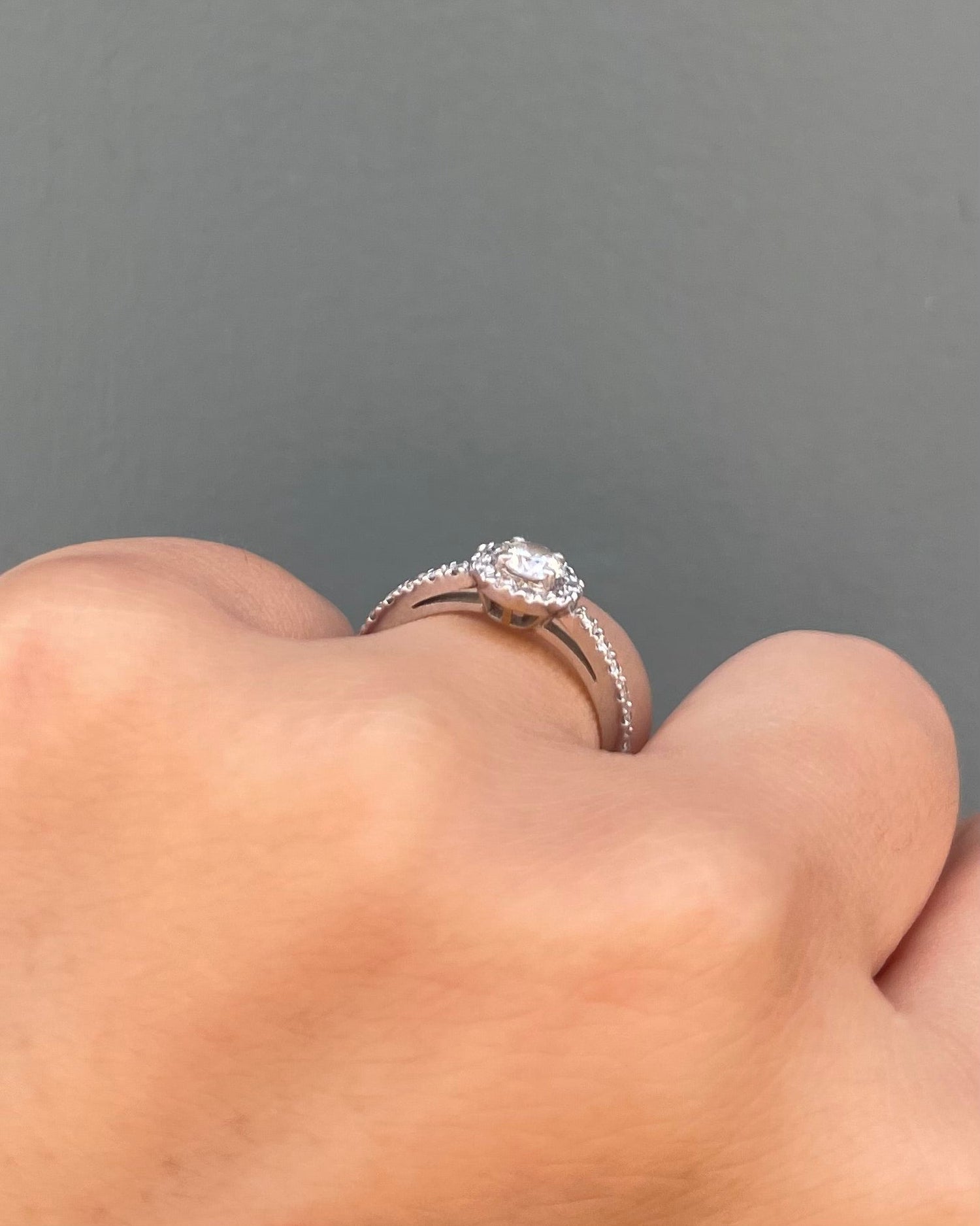 Bague Solitaire Diamants 0.54 carat &quot;Beryl&quot; - Elliade Paris