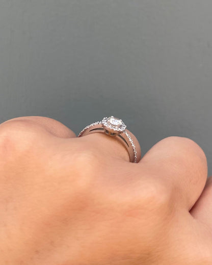 Bague Solitaire Diamants 0.54 carat &quot;Beryl&quot; - Elliade Paris