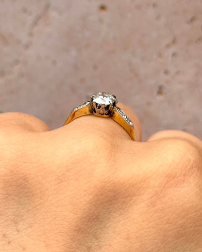 Bague Solitaire Diamants 0.56 carat "Anna" - Elliade Paris