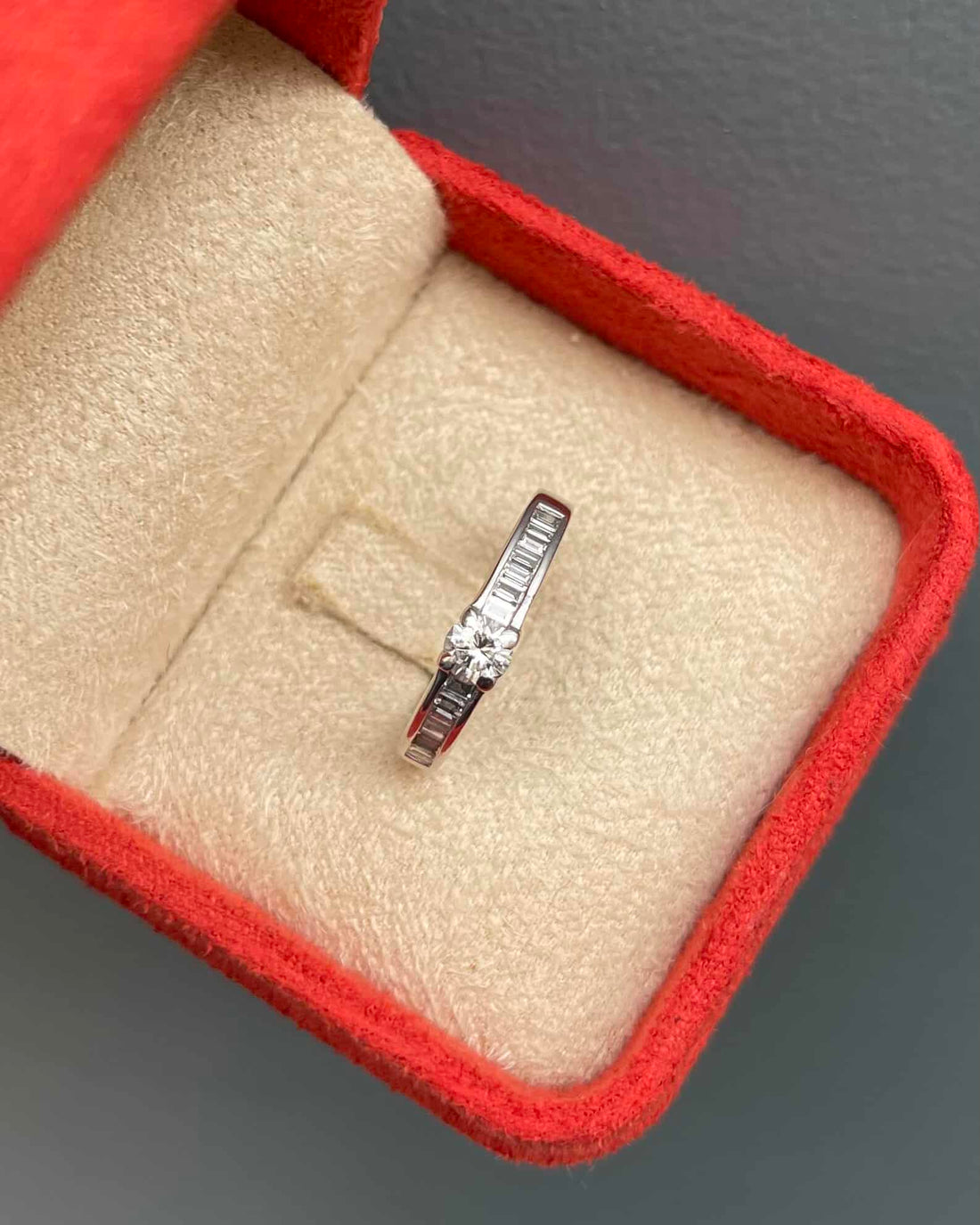 Bague Solitaire Diamants 0.58 carat &quot;Emily&quot; - Elliade Paris