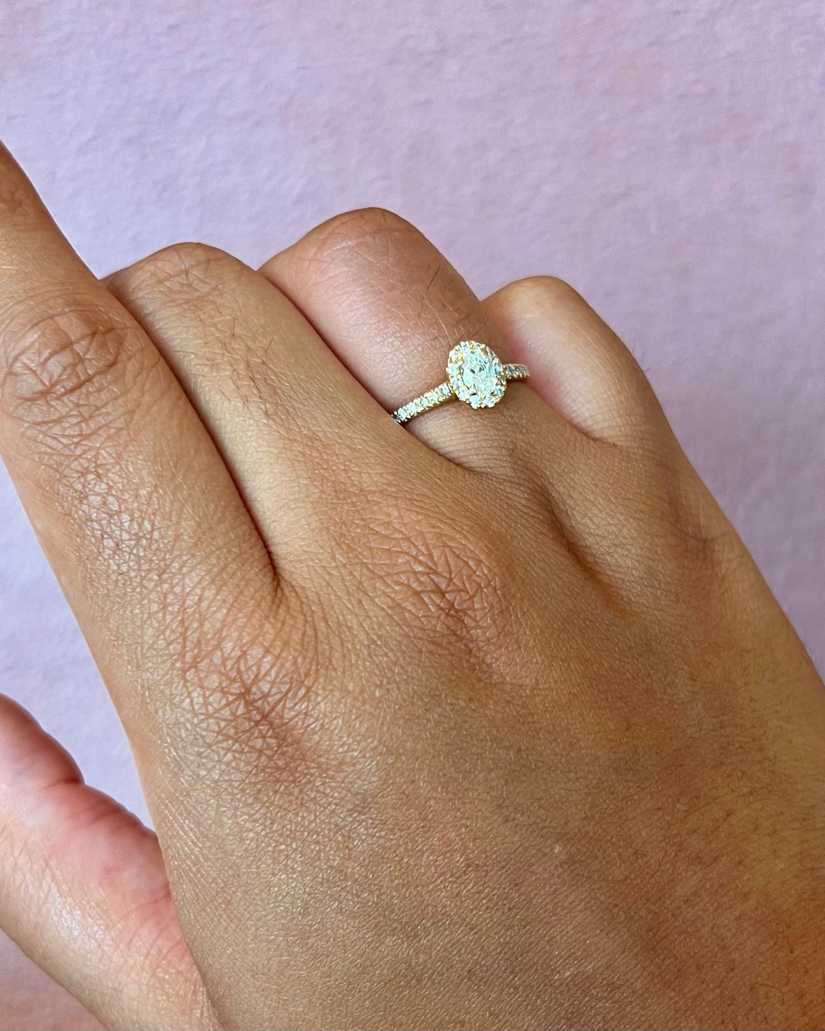 Bague Solitaire Diamants 0.58 carat "Léontine" - Elliade Paris