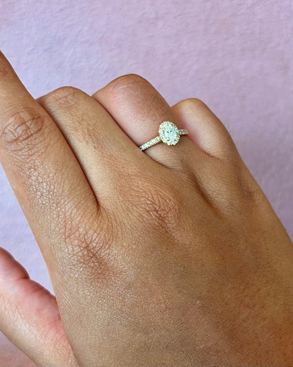 Bague Solitaire Diamants 0.58 carat "Léontine" - Elliade Paris