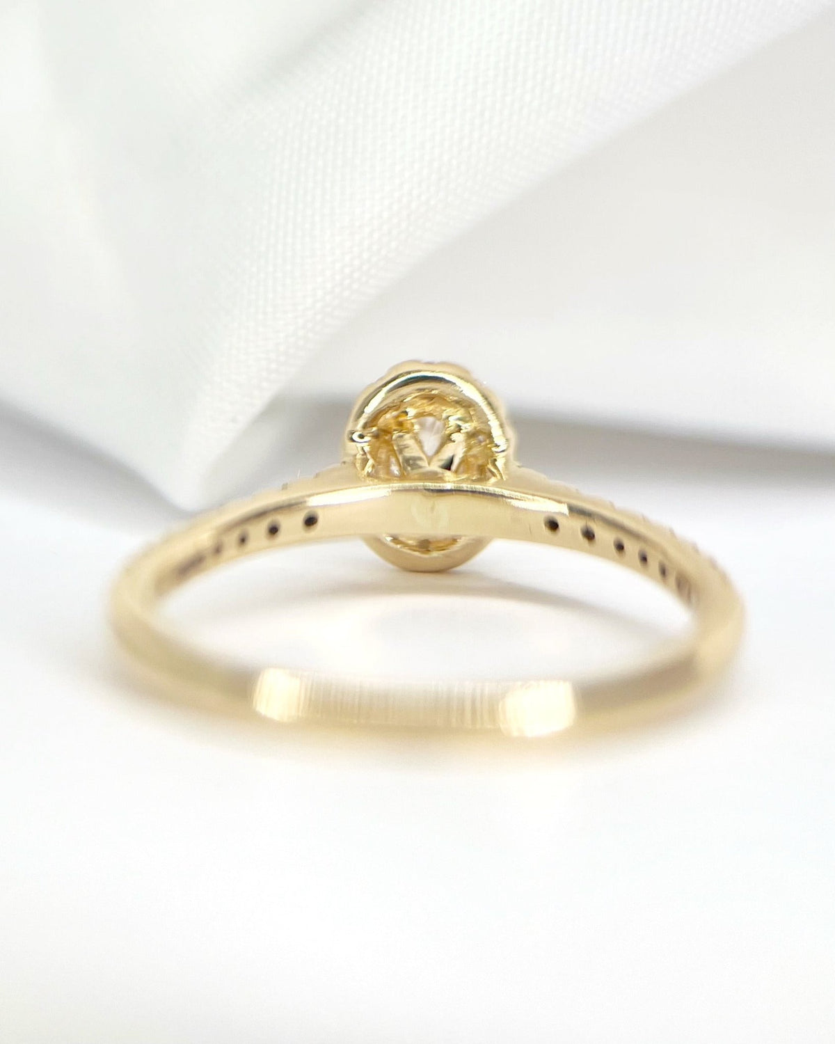 Bague Solitaire Diamants 0.58 carat "Léontine" - Elliade Paris