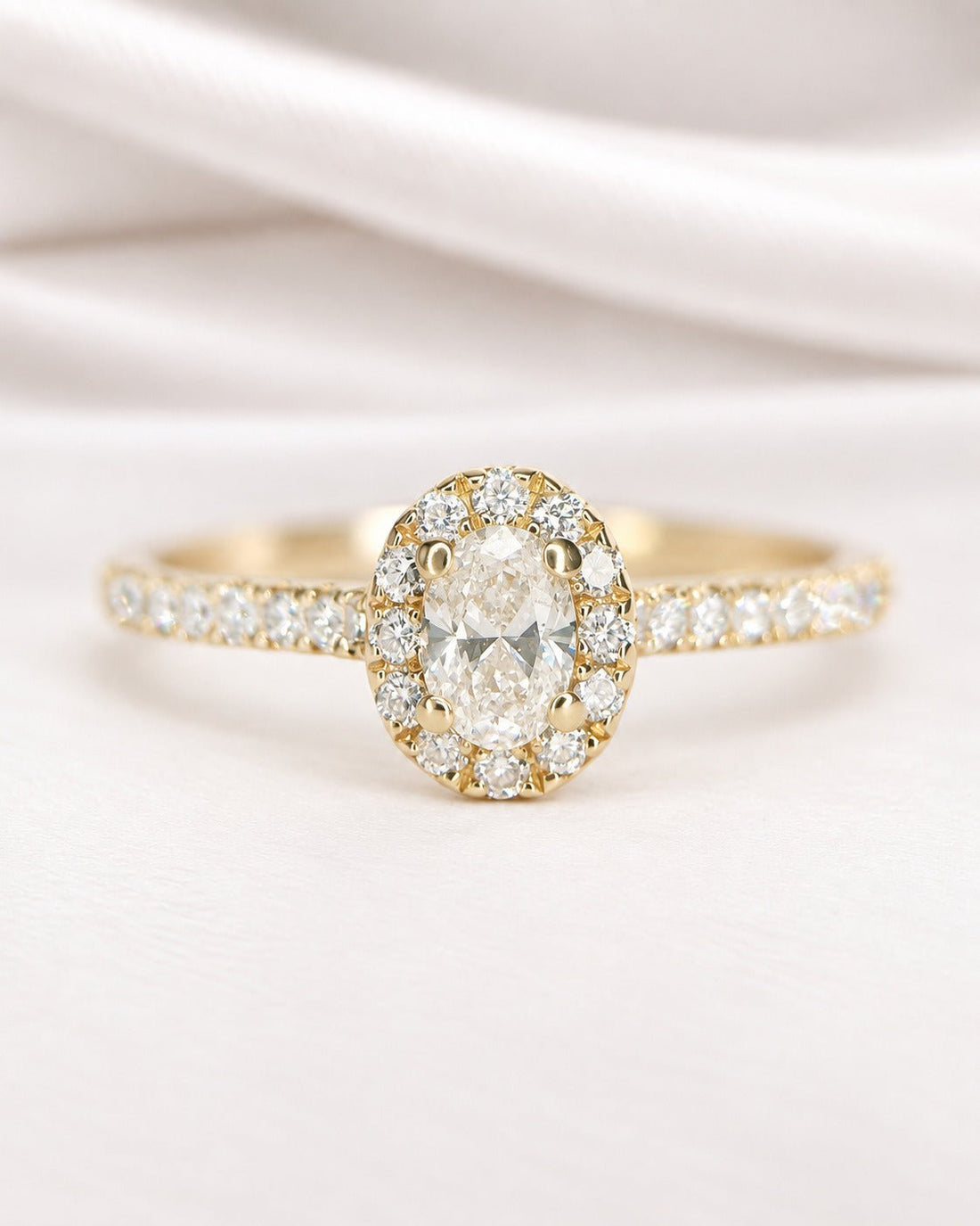 Bague Solitaire Diamants 0.58 carat "Léontine" - Elliade Paris