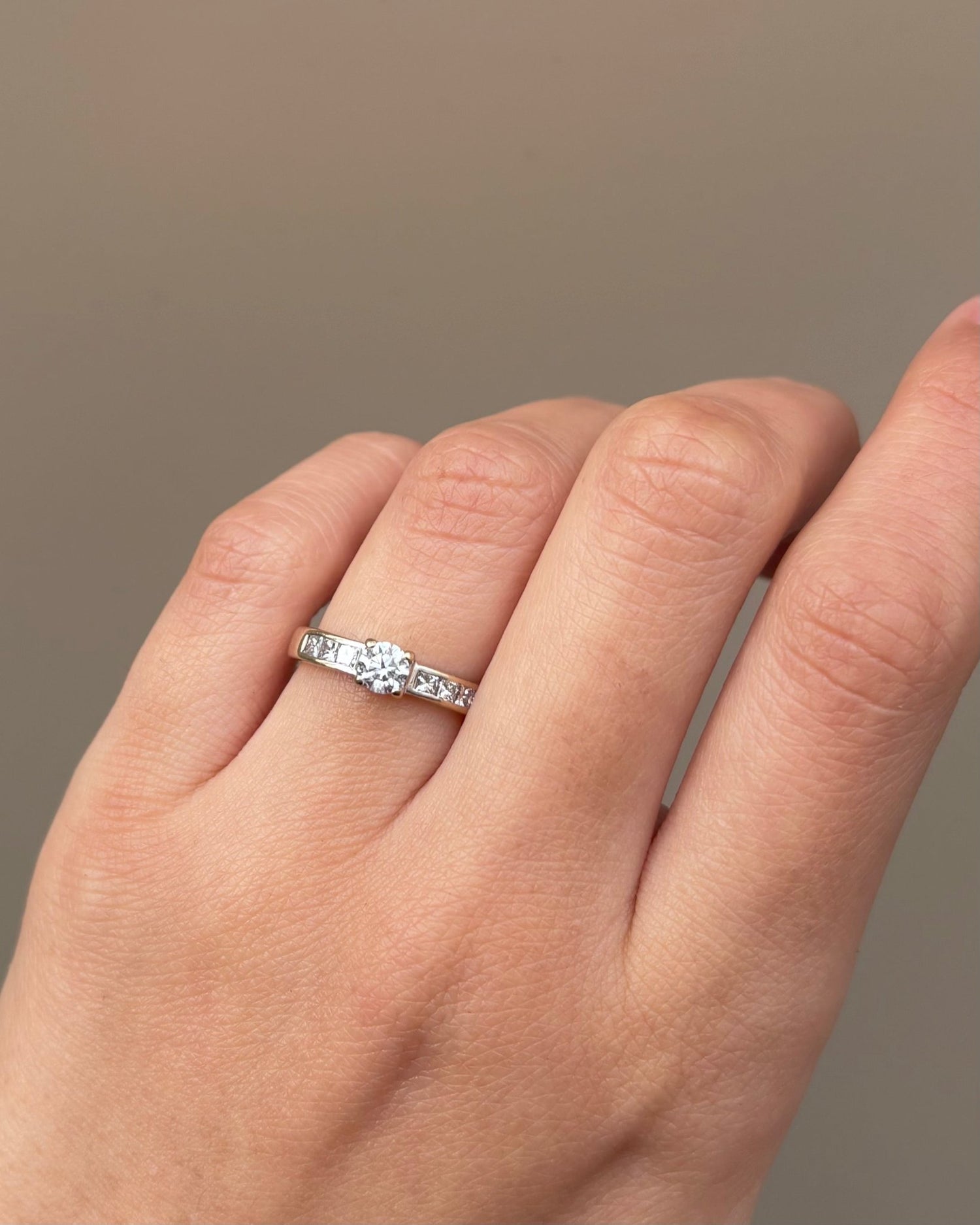 Bague Solitaire Diamants 0.59 carat "Georgia" - Elliade Paris