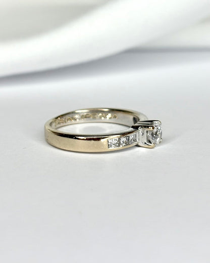 Bague Solitaire Diamants 0.59 carat "Georgia" - Elliade Paris
