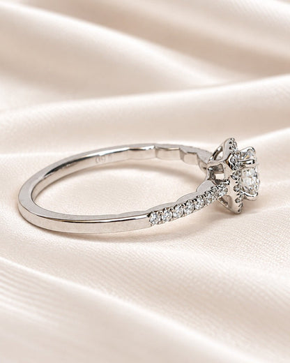 Bague Solitaire Diamants 0.65 carat "Chlotilde" - Elliade Paris