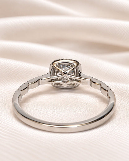 Bague Solitaire Diamants 0.65 carat "Chlotilde" - Elliade Paris