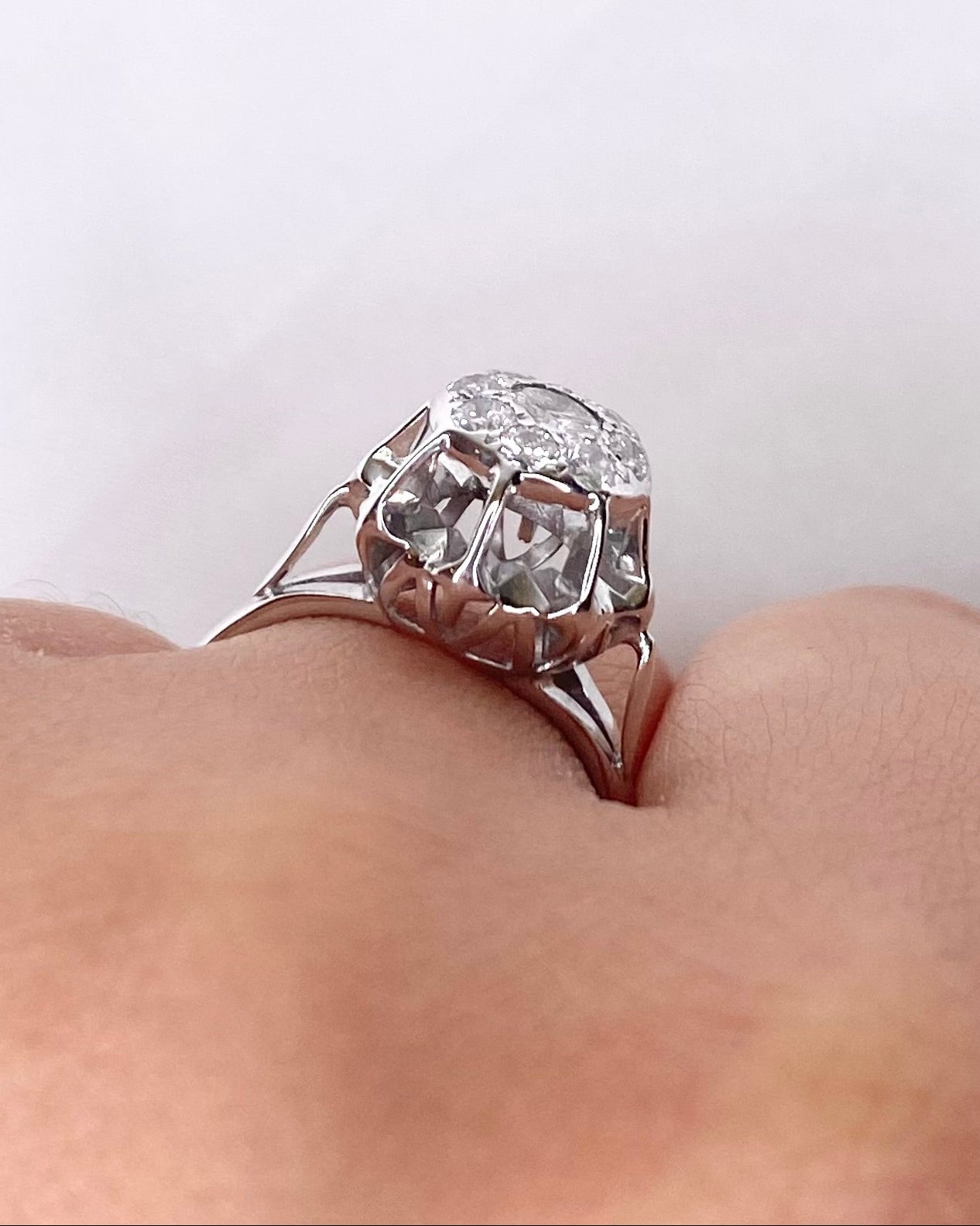 Bague Solitaire Diamants 0.68 carat "Mathilde" - Elliade Paris