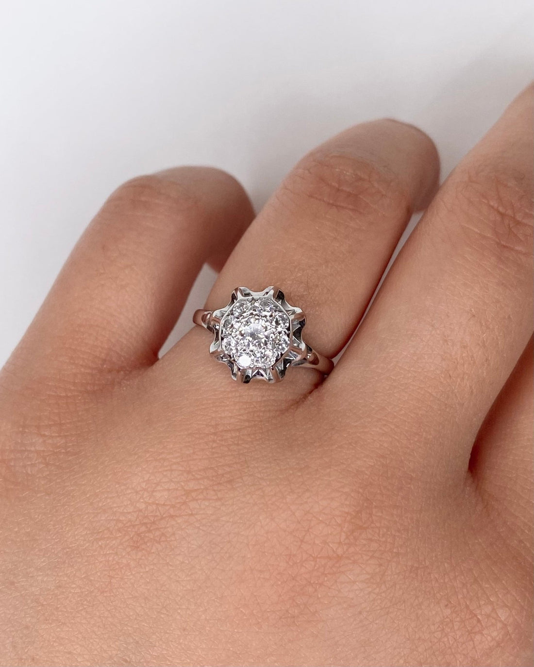 Bague Solitaire Diamants 0.68 carat "Mathilde" - Elliade Paris