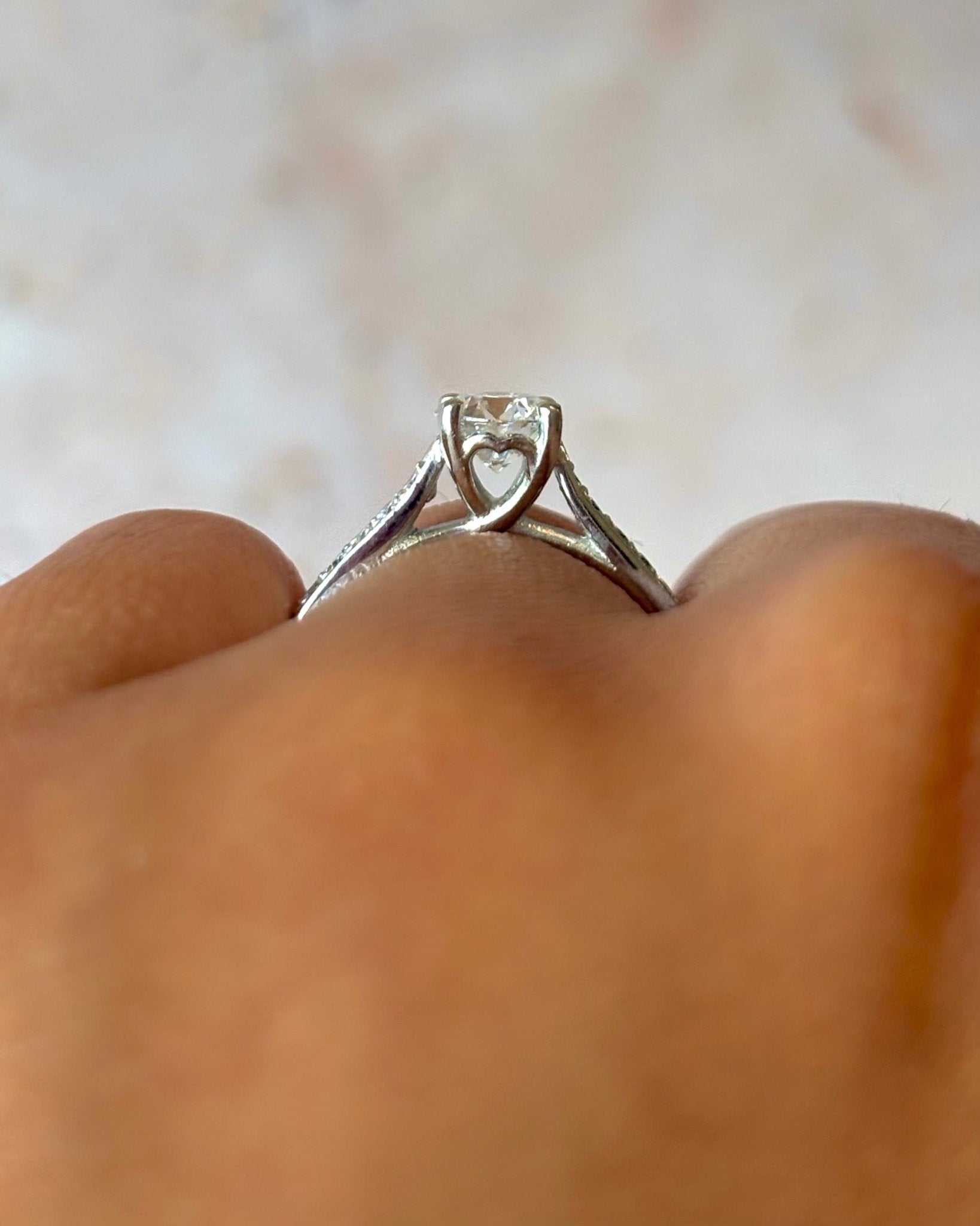 Bague Solitaire Diamants 0.74 carat "Erina" - Elliade Paris
