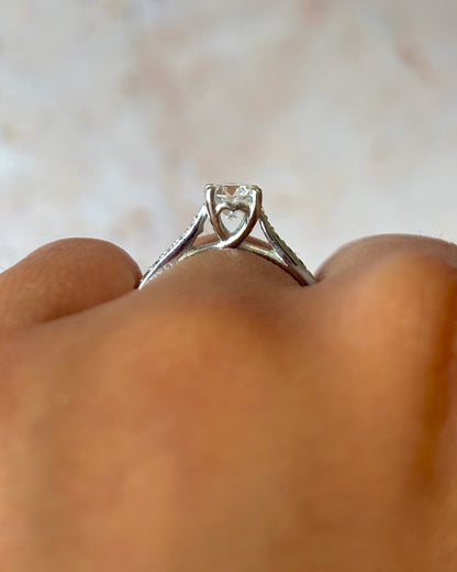 Bague Solitaire Diamants 0.74 carat "Erina" - Elliade Paris