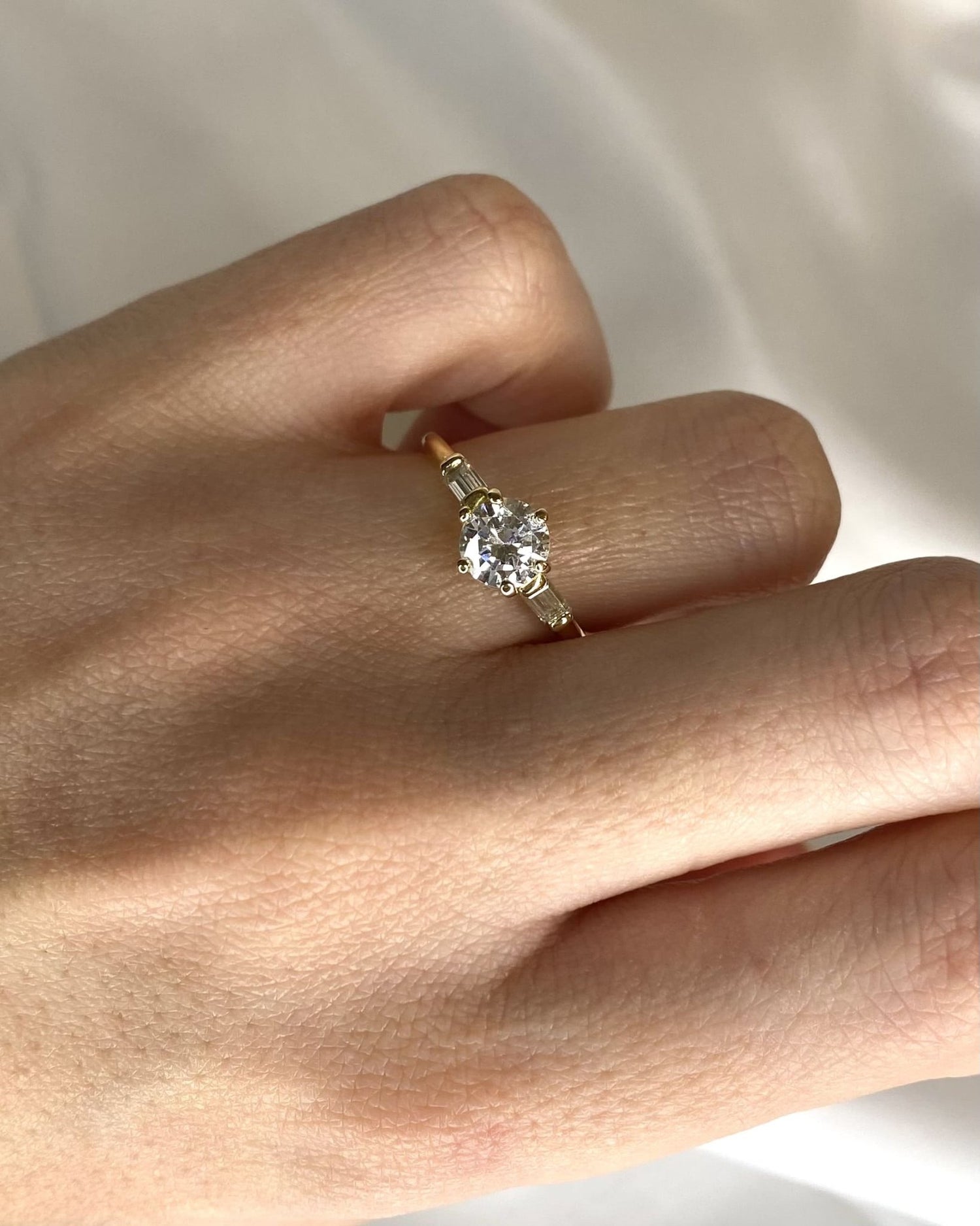 Bague Solitaire Diamants 0.85 carat "Viviane" - Elliade Paris