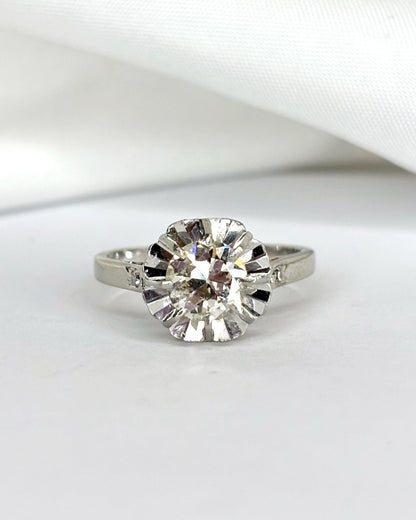 Bague Solitaire Diamants 0.94 carat &quot;Lyna&quot; - Elliade Paris