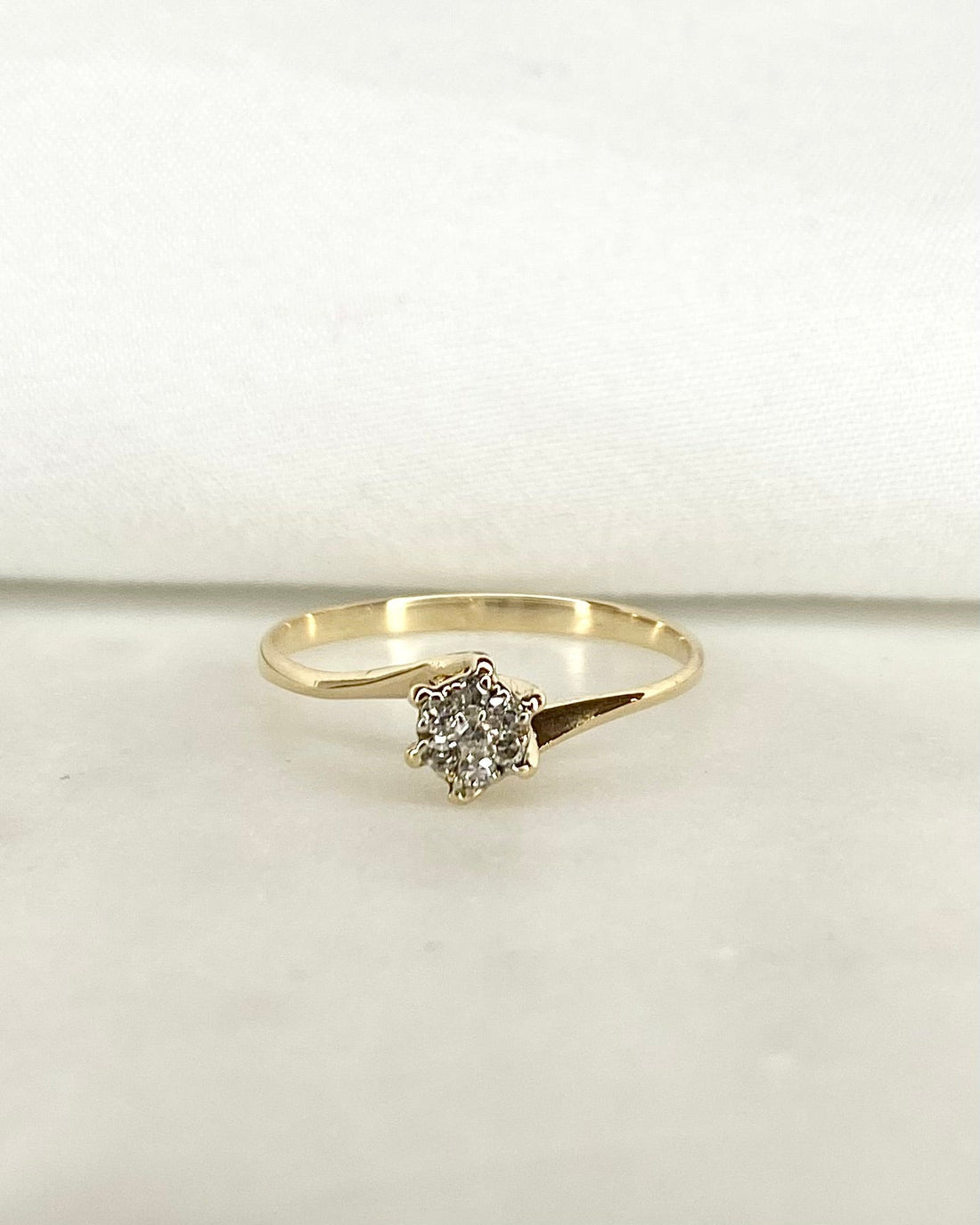 Bague Solitaire Diamants &quot;Camilia&quot; - Elliade Paris