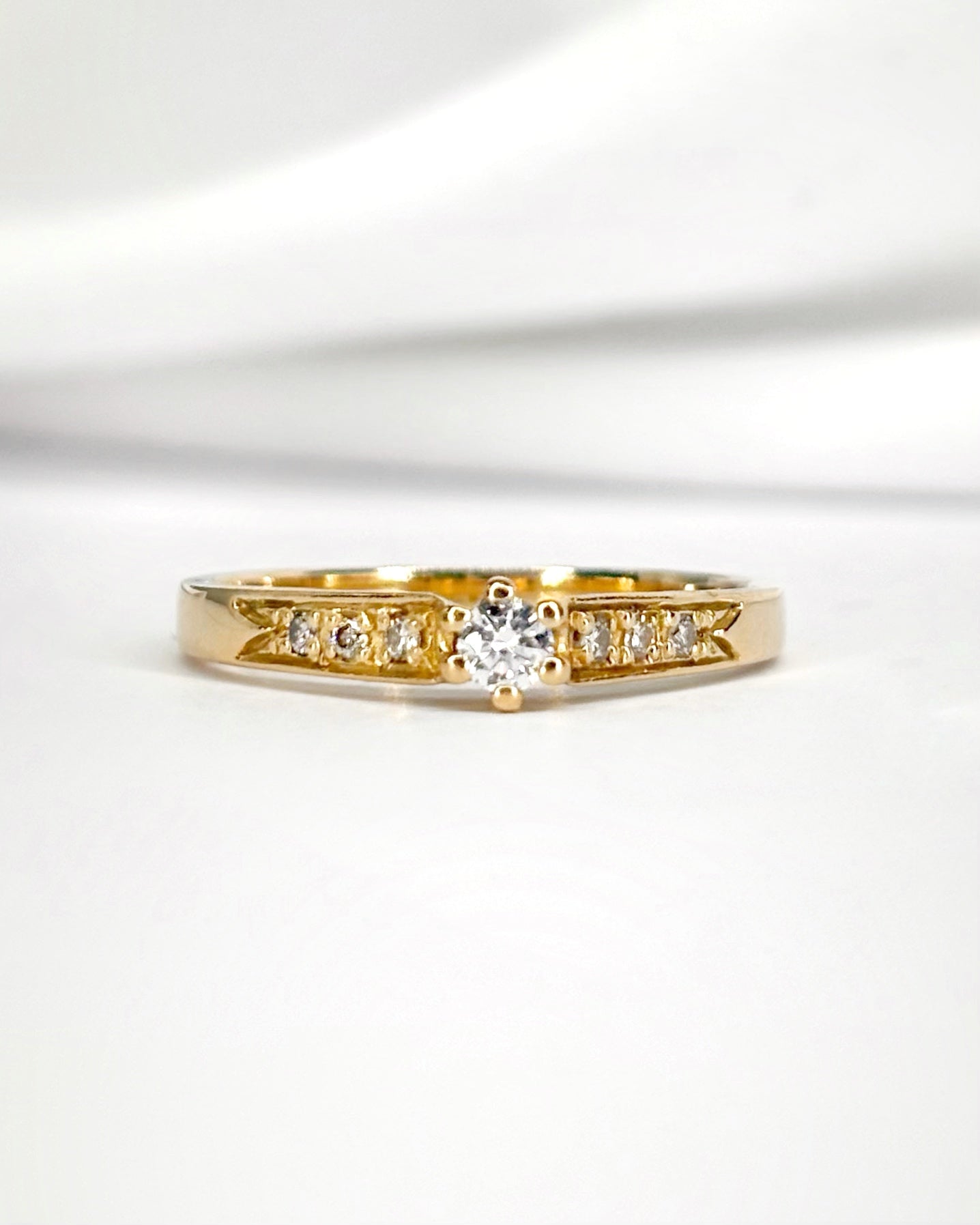 Bague Solitaire Diamants "Dilara" - Elliade Paris