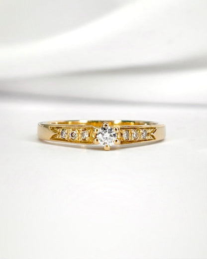 Bague Solitaire Diamants "Dilara" - Elliade Paris