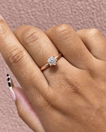 Bague Solitaire Diamants "Erine" - Elliade Paris