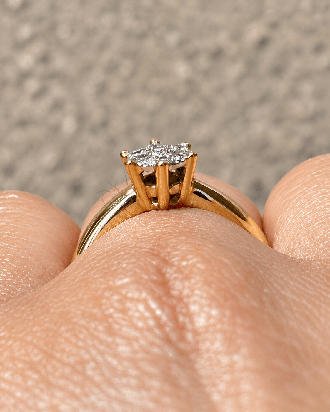 Bague Solitaire Diamants "Erine" - Elliade Paris