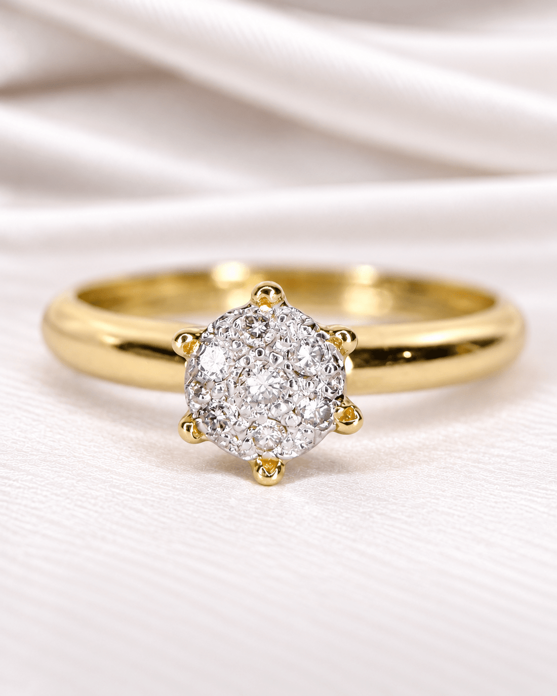 Bague Solitaire Diamants "Erine" - Elliade Paris
