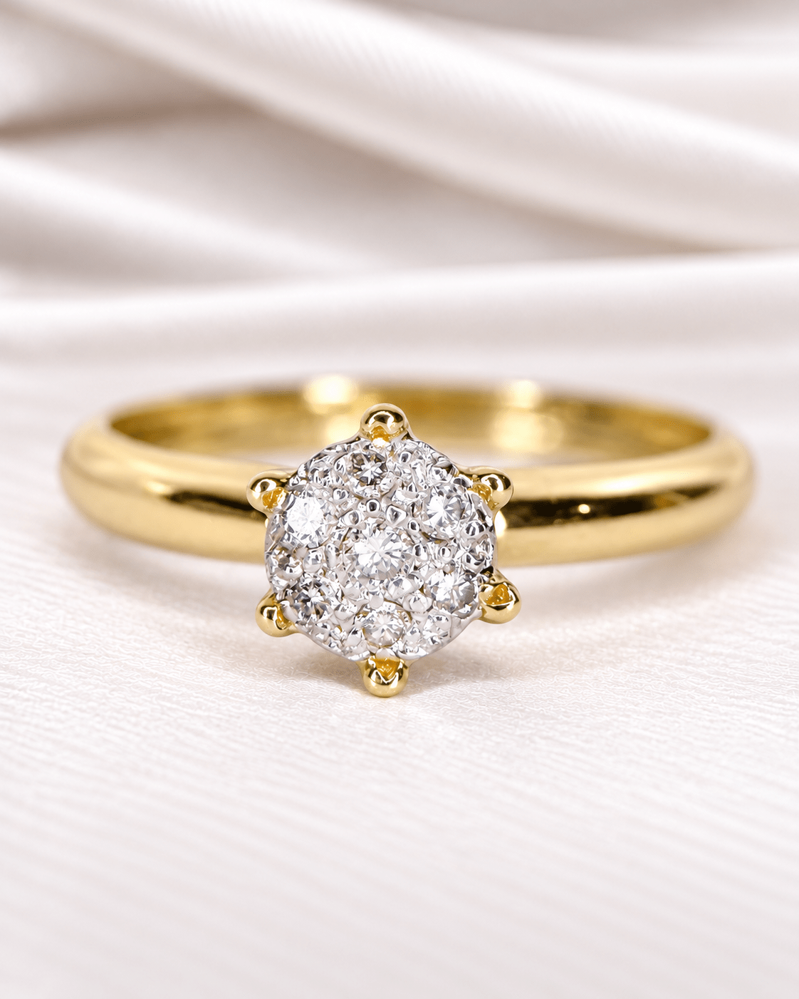 Bague Solitaire Diamants "Erine" - Elliade Paris