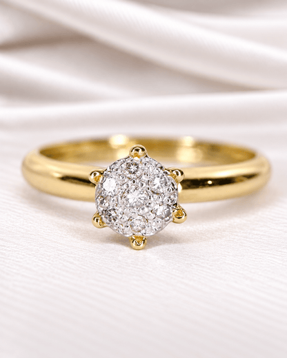 Bague Solitaire Diamants "Erine" - Elliade Paris