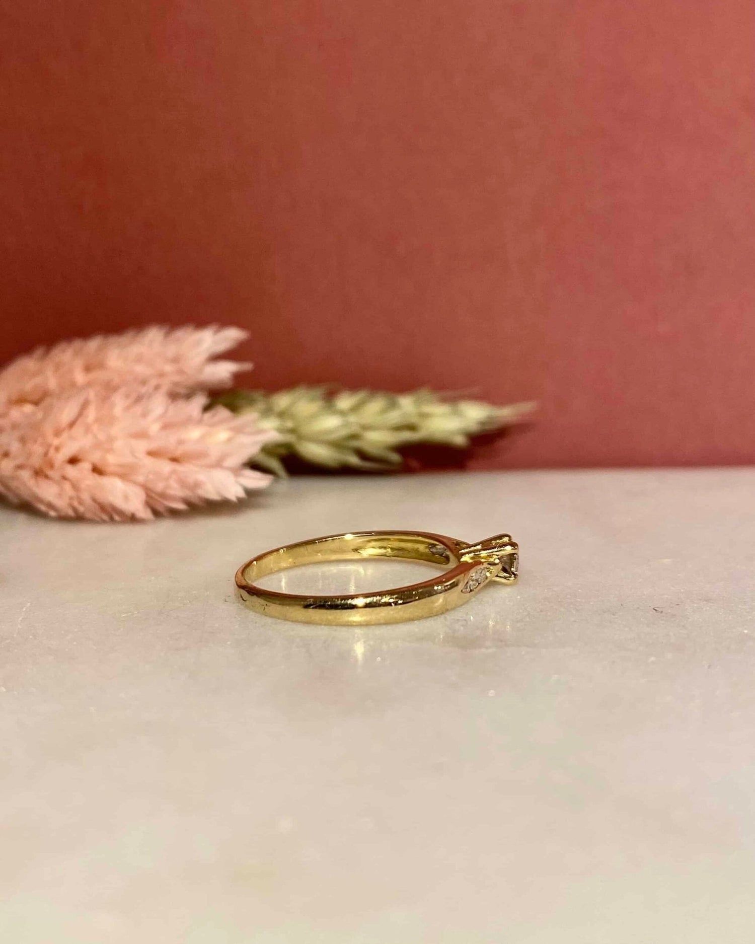 Bague Solitaire Diamants &quot;Faustine&quot; - Elliade Paris