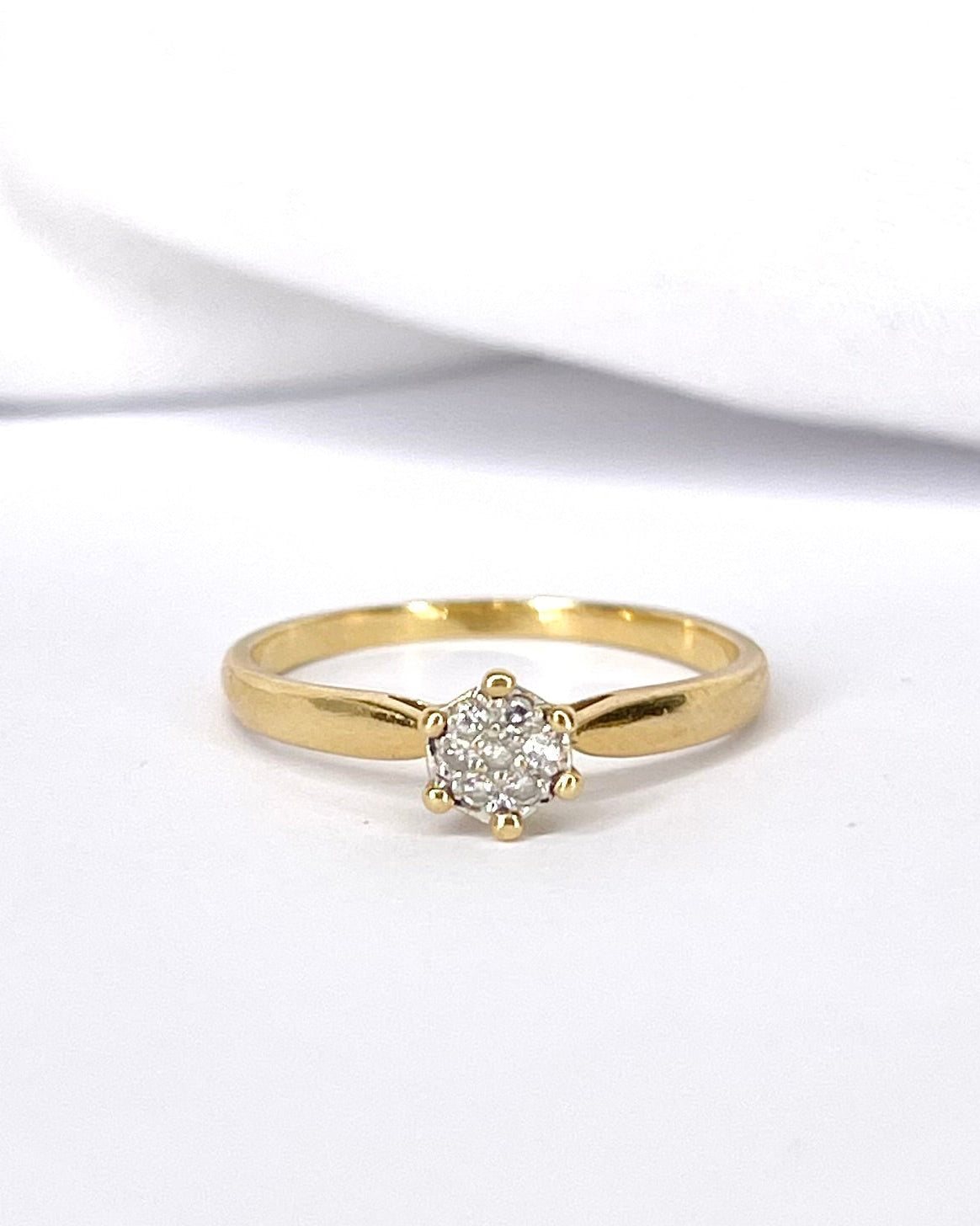 Bague Solitaire Diamants "Francesca" - Elliade Paris