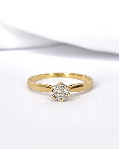 Bague Solitaire Diamants "Francesca" - Elliade Paris