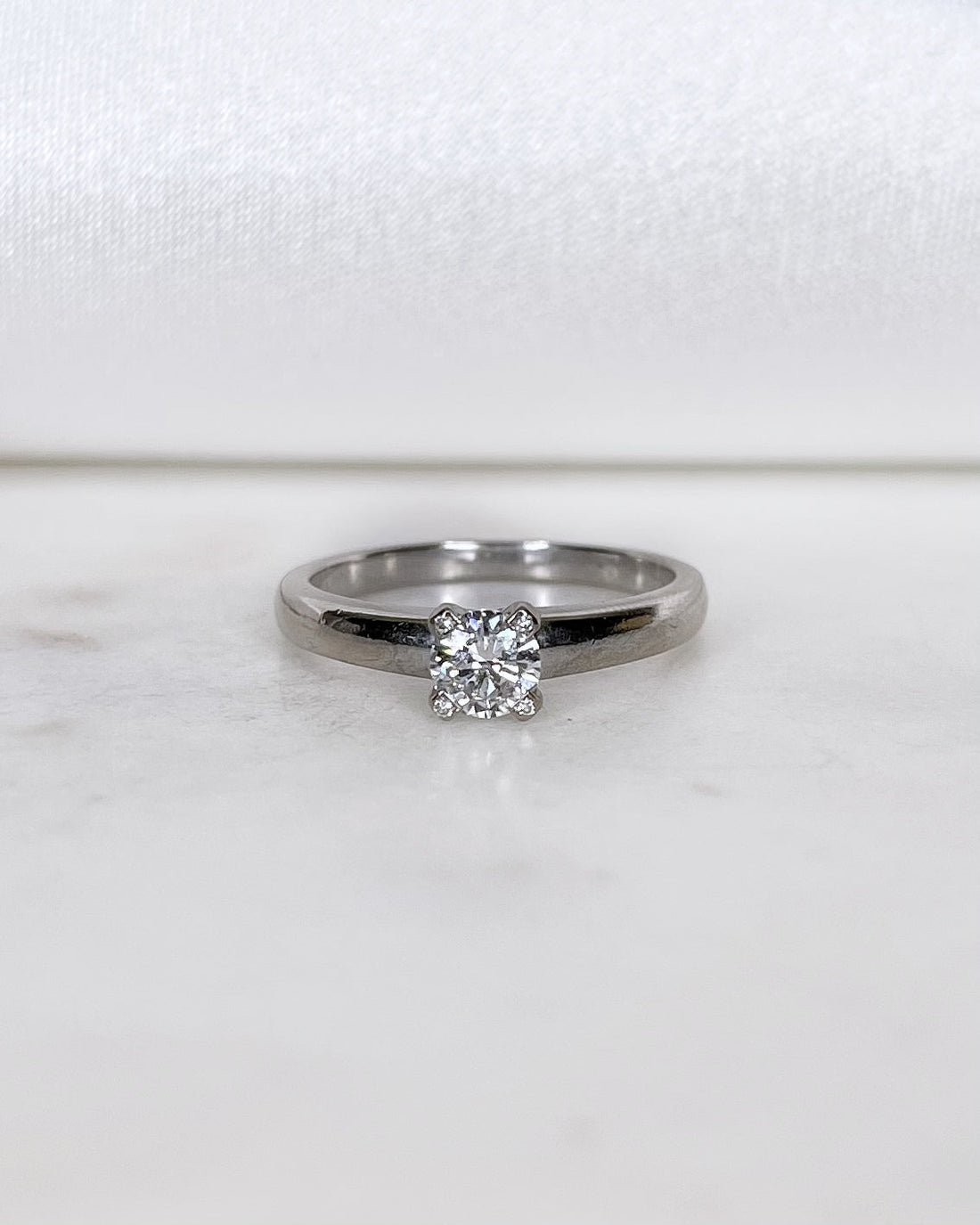 Bague Solitaire Diamants &quot;Nicole&quot; - Elliade Paris