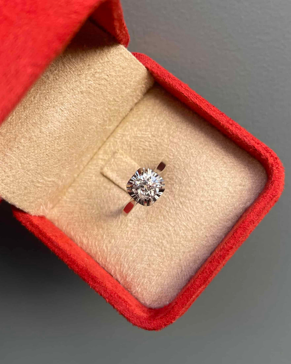 &quot;Elsie&quot; 0.93 Carat Diamond Solitaire Ring