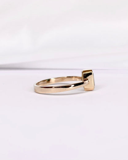 Bague Solitaire Émeraude 0.74 carat "Donna" - Elliade Paris