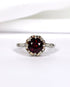 Bague Solitaire Grenat 1.35 carat "Andrea" - Elliade Paris