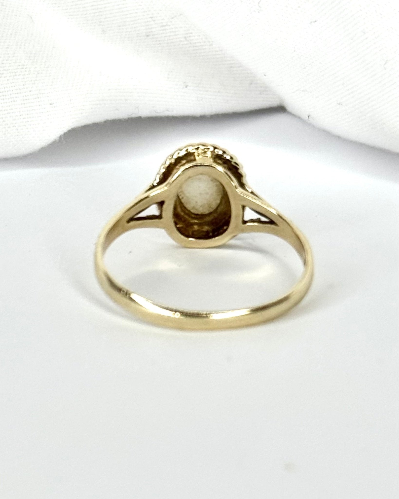 Bague Solitaire Opale 0.50 carat "Aurélia" - Elliade Paris