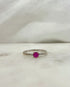 Bague Solitaire Rubis 0.25 carat & Diamants Mauboussin - Elliade Paris