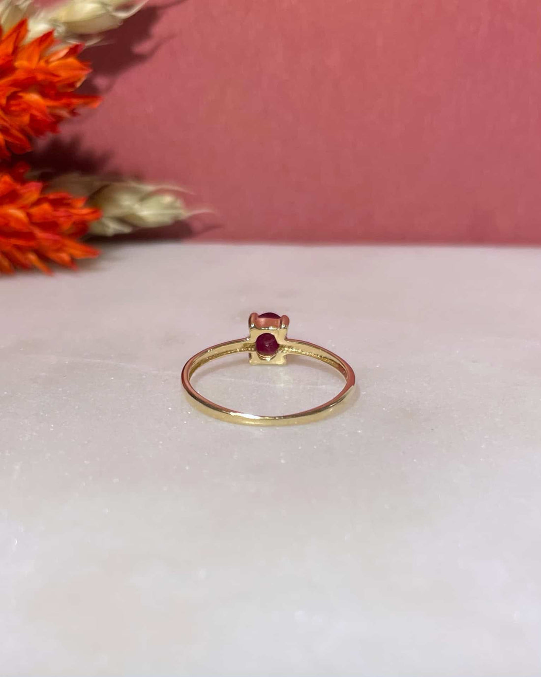 Bague Solitaire Rubis 0.40 carat "Joelia"
