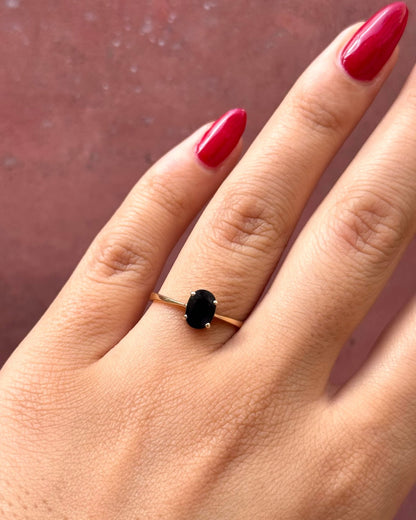Bague Solitaire Saphir 1.12 carat "Antoine" - Elliade Paris