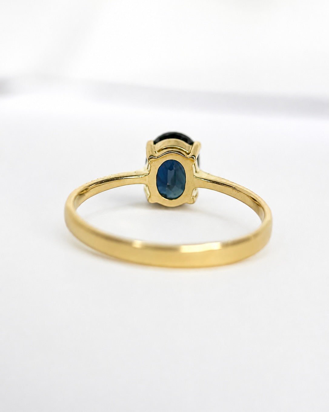 Bague Solitaire Saphir 1.12 carat "Antoine" - Elliade Paris