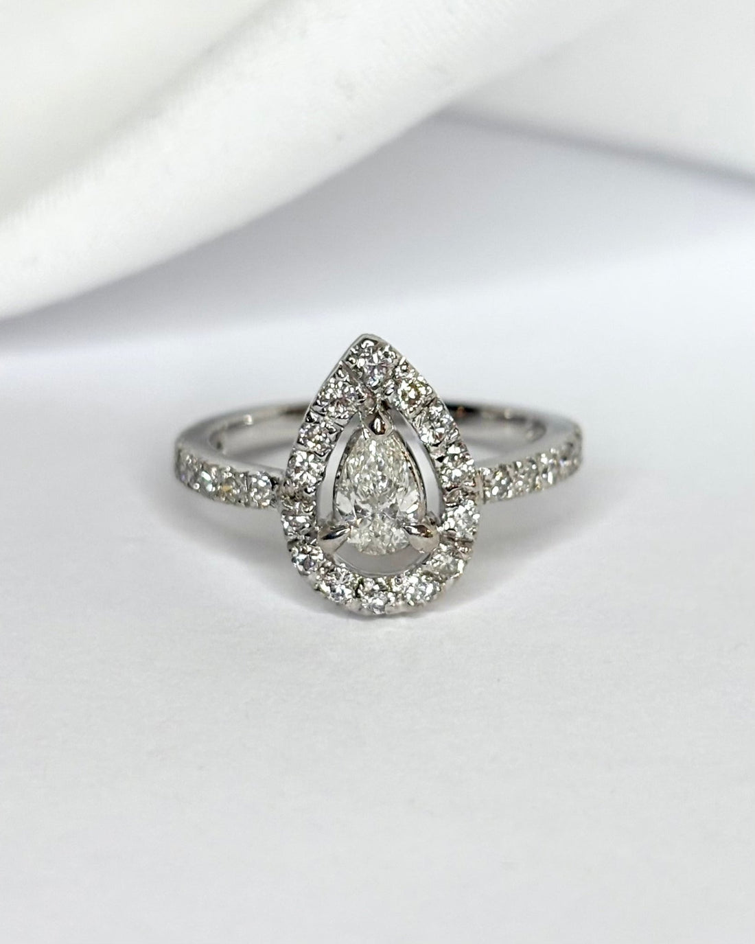 Bague Solitaire Style Art Déco Diamants 0.78 carat "Margot" - Elliade Paris