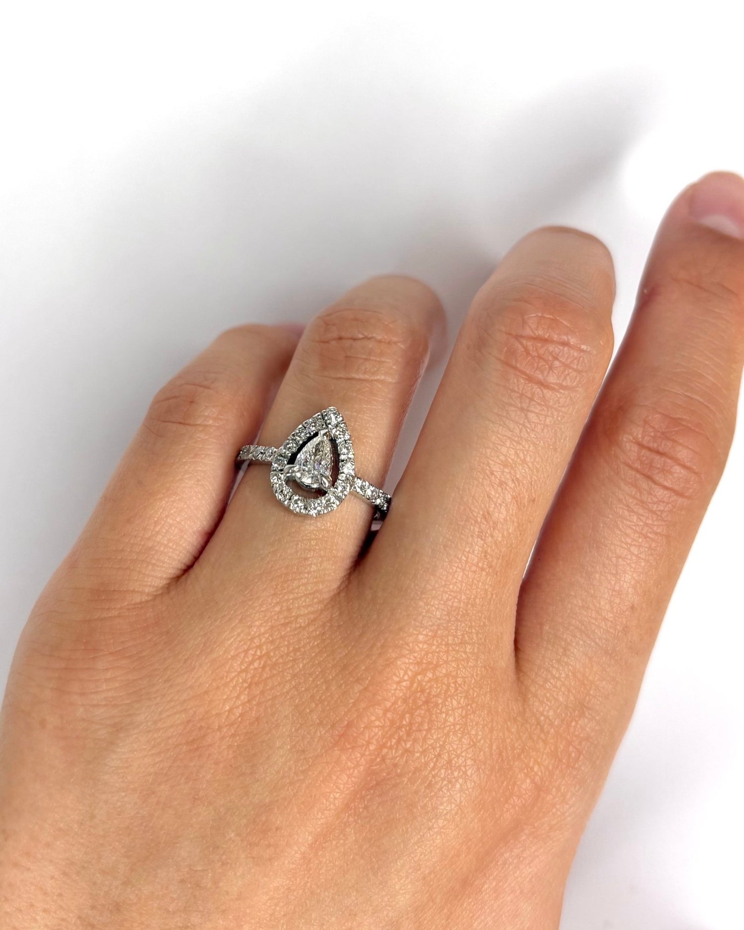 Bague Solitaire Style Art Déco Diamants 0.78 carat "Margot" - Elliade Paris