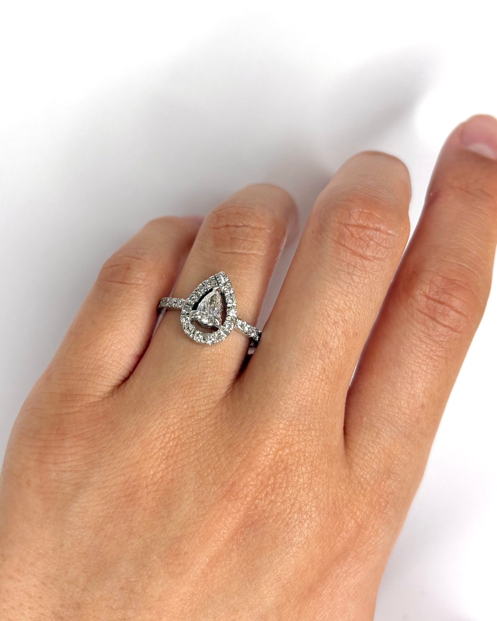 Bague Solitaire Style Art Déco Diamants 0.78 carat "Margot" - Elliade Paris