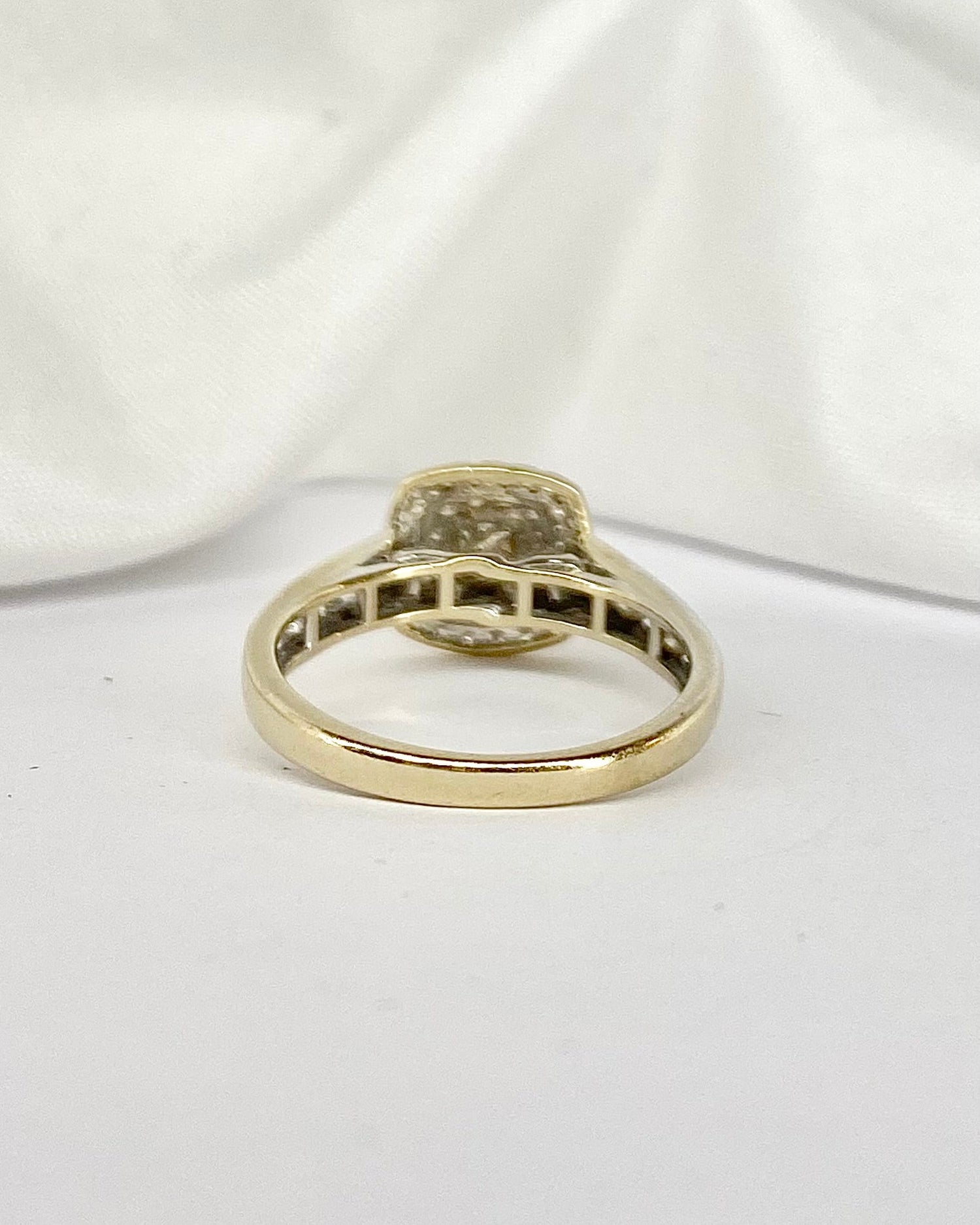 Bague Solitaire Style Art Déco Diamants 0.80 carat &quot;Colombe&quot; - Elliade Paris