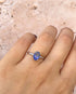 Bague Solitaire Tanzanite 1.30 carat "Zahia" - Elliade Paris