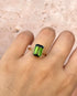 Bague Solitaire Tourmaline 3.10 carats 4.09g "Inès" - Elliade Paris